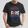 4th Of July Little Firecracker Toddler Outfit Patriotic Kids T-Shirt Unique Gifts