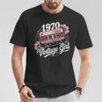 55 Años Intage 1970 Cumpleaños 55 Retro 1970 Camiseta unisex Regalos divertidos