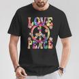 60S 70S Hippie Love Peace Groovy Party Outfit Retro T-Shirt Lustige Geschenke
