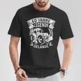 60Th Birthday Farmer 60 Years And A Legend T-Shirt Lustige Geschenke