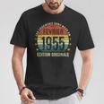 70 Ans Cadeau Homme Les Legendes Sont Nées En Février 1955 T-Shirt Cadeaux drôles