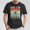 7Th Birthday Ice Hockey Boy 7 Year Old Hockey Player T-Shirt Funny Gifts