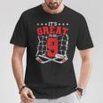 9Th Birthday Hockey Lovers It's Great To Be 9 Years Old T-Shirt Funny Gifts