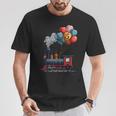 All Aboard 5Th Birthday Train T-Shirt Lustige Geschenke