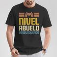 Abuelo Nivel Abuelo Desbloqueado Día Del Padre Camiseta unisex Regalos divertidos