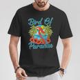 Acances À La Plage Rétro Oiseau De Paradis Palmier Océan Soleil T-Shirt Cadeaux drôles