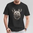 African Wild Dog Portrait Wildlife Safari Theme T-Shirt Unique Gifts