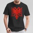 Albanian Flag Albania Eagle Shqip Shqiponja Albania T-Shirt Lustige Geschenke