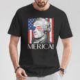 Alexander Hamilton 'Merica Patriot American Flag 4th Of July T-Shirt Unique Gifts