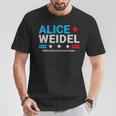 Alice Weidel Fan Item Germany Chancellor 2025 T-Shirt Lustige Geschenke