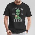 Alien And Beer Party Costume T-Shirt Lustige Geschenke