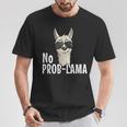 Alpaca With Sunglasses No Prob-Lama Hipster Lama T-Shirt Lustige Geschenke