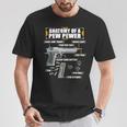 Anatomy Of A Pew Pewer Pistol 9 Mm Sports Shooting T-Shirt Lustige Geschenke