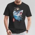 Anime Cat Shark Japanese Cat Kawaii For Kid T-Shirt Personalized Gifts