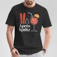 Après Spritz X Aperölchen Spritz & Skiing Skier Ski T-Shirt Lustige Geschenke