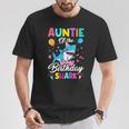 Auntie Of The Shark Birthday Boy Girl Party Family Group T-Shirt Personalized Gifts