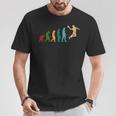 Balonmano Evolución Balonmano Jugador Atlético Deportes Balling Camiseta unisex Regalos divertidos