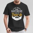 Bartender For Bartenders With Beards T-Shirt Lustige Geschenke