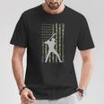Baseball Player American Flag Baseball Usa T-Shirt Unique Gifts