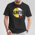 Baseball Softball Auntie Proud Softball Baseball Aunt T-Shirt Personalized Gifts