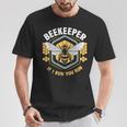 Beekeeper If I Run You Run T-Shirt Unique Gifts