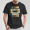 Best Of 1975 Retro Mixtape Cassette 49Th Birthday T-Shirt Lustige Geschenke