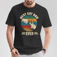 Best Cat Dad Ever With Siamese Cat Cute T-Shirt Personalized Gifts