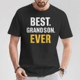 Best Grandson Ever Vintage Father's Day T-Shirt Personalized Gifts