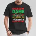 Black History Month Gamer African American Pride Boys Men T-Shirt Personalized Gifts