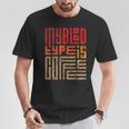 My Blood Type Is Coffee My Blood Group Is Coffee T-Shirt Lustige Geschenke