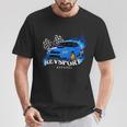 Blue WrxSti S T-Shirt Lustige Geschenke