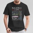 Bodas De Bronce 8 Años Aniversario De Boda Regalo Camiseta unisex Regalos divertidos