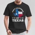 Californie Texas Dictons Patriotique Fierté Texan T-Shirt Cadeaux drôles