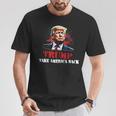 Camisa De Trump Recuperar A Estados Unidos Presidente Donald Trump Camiseta unisex Regalos divertidos