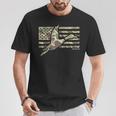 Camo Patriotic Mallard Duck Camouflage Flying Duck Hunting T-Shirt Unique Gifts