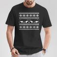 Capybara Navidad Y Usar Pijama Capybara Camiseta unisex Regalos divertidos