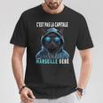 C'est Pas La Capitale C'est Marseille Bébé Humour Chat T-Shirt Cadeaux drôles
