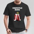 Chipotle King Camisa Para Hombre Chipotle Lover Chipotle Mexicano Sin Mangas Camiseta unisex Regalos divertidos