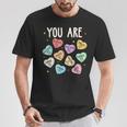 You Are Christian Religious Bible Verse Conversation Heart T-Shirt Personalized Gifts