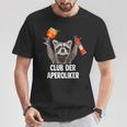 Club Der Aperoliker Raccoon Meme Racoon X Pedro Spritz T-Shirt Lustige Geschenke