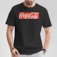 Coca-Cola Block Logo T-Shirt Lustige Geschenke