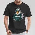 Cool Face Eagles With Sunglasses Graphic Eagles Flying Bird T-Shirt Personalized Gifts