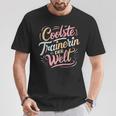 Coolste Trainerin Fitness Dance Handball Farewell T-Shirt Lustige Geschenke