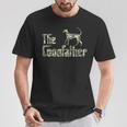 Coonfather Coon Hunting Dogs Coonhound Dad T-Shirt Personalized Gifts