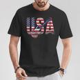 Country Musique Retro Guitare Musique Usa Country T-Shirt Cadeaux drôles
