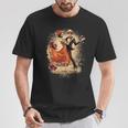 Crâne En Sucre Pour Et Homme Dia De Muertos Catrina Jour Des Morts T-Shirt Cadeaux drôles