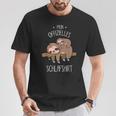 Cute Children's Animal Sleep With Sloth And Baby Sloth T-Shirt Lustige Geschenke