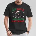 Cute Newfoundland Dog Christmas On The Naughty List And I T-Shirt Unique Gifts
