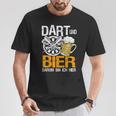 Dart Und Bier Das Gönn Ich Mir Darter Dart Player Jersey T-Shirt Lustige Geschenke