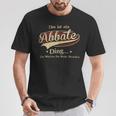 Das Ist Ein Abbate Ding Das Würdest Du Nicht Verstehen Abbate Name T-Shirt Lustige Geschenke